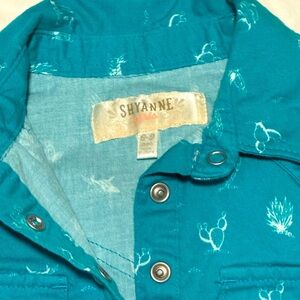 Shyanne button up infant girl shirt